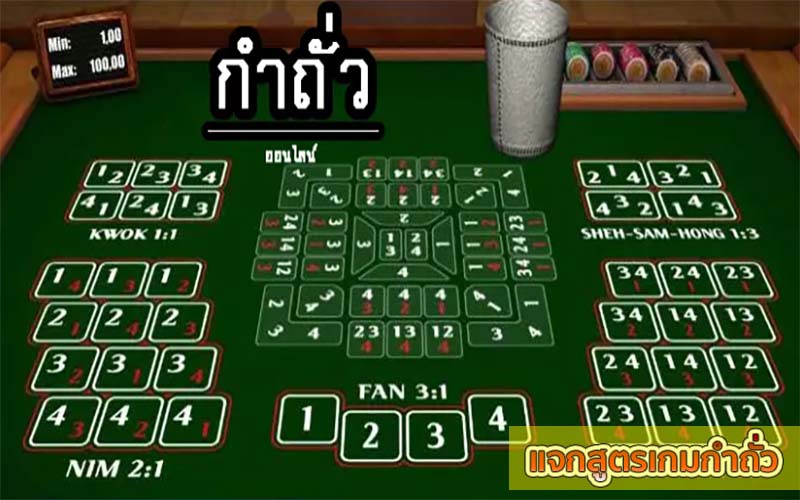 สูตรเกมกำถั่ว