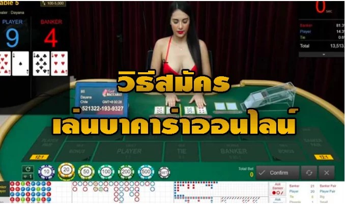 วิธีสมัครบาคาร่าออนไลน์มือถือ - "How to apply for online mobile baccarat"